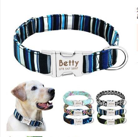 Personalized Pet Dog Collar With Engraved Name And Contact Details - Ideal For Large Dogs-8
