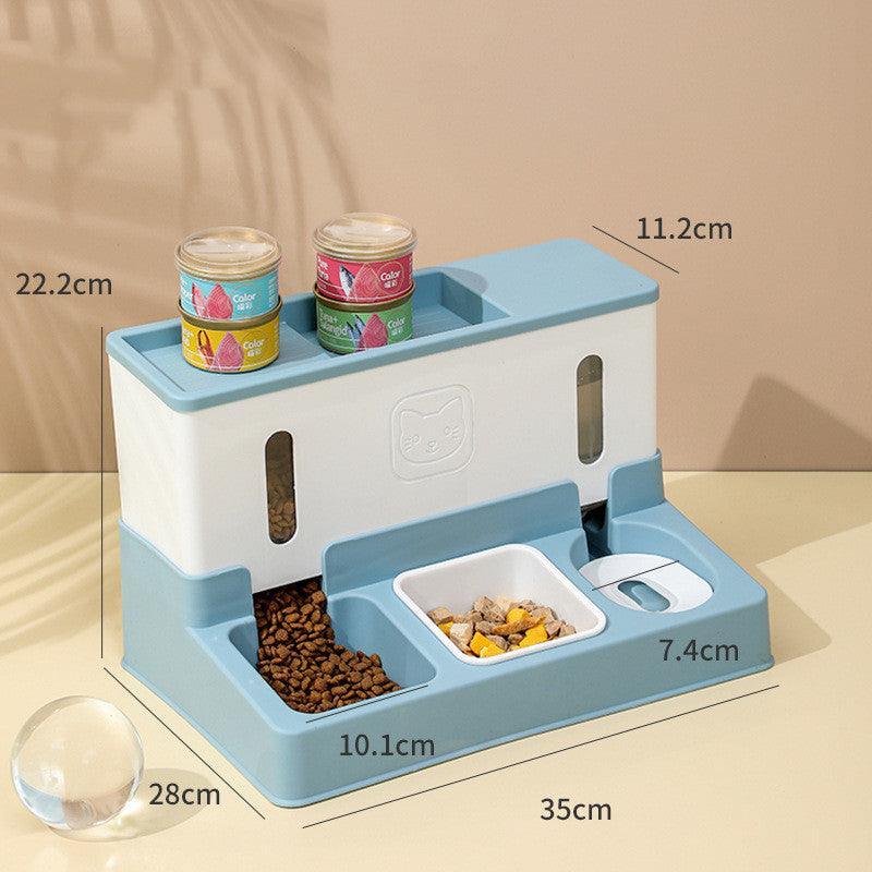 Automatic Pet Feeder With Continuous Water Refilling-4